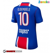 Ženske Nogometnih dresov Paris Saint-Germain Ousmane Dembele #10 Domači 2026-27 Kratki rokavi